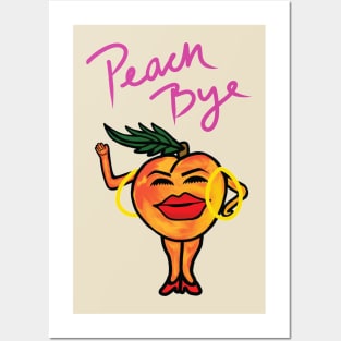 Peach Bye Posters and Art